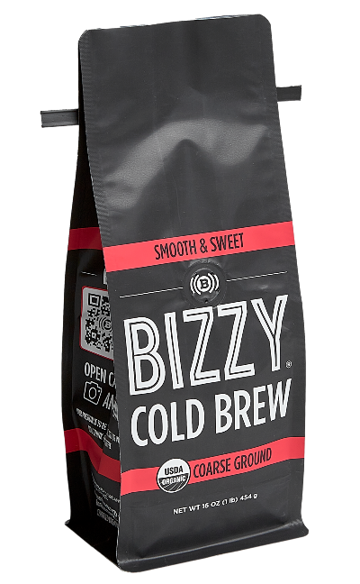 Custom Stand Gusset Bags Bizzy Cold Brew3