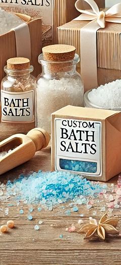 Features for Bath Salt Packaging