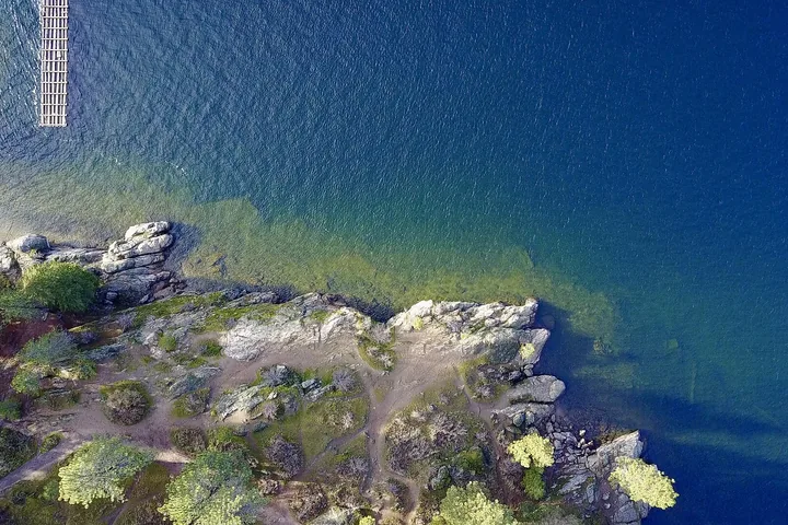Lake Coeur d'Alene in north Idaho