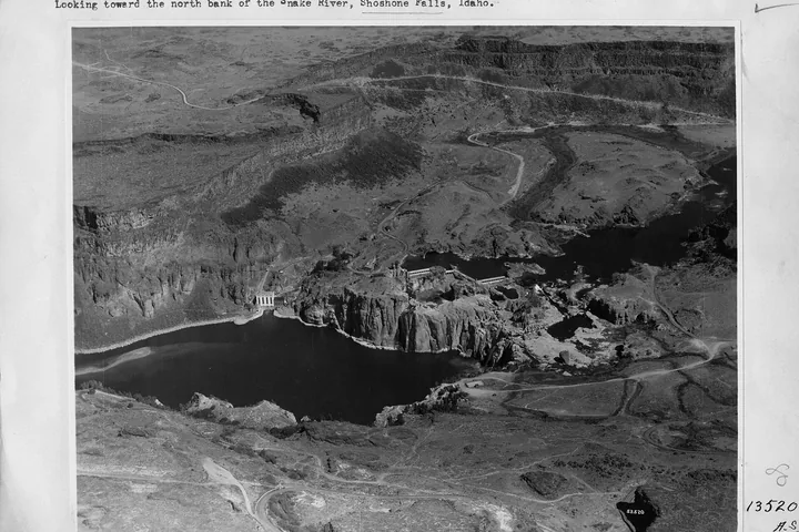 Shoshone Falls on the Snake River at Twin Falls, Idaho